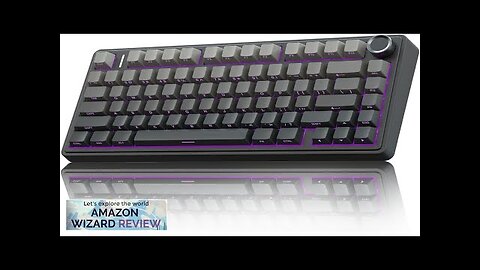 AULA F75 Pro Wireless Mechanical Keyboard75% Gasket Hot Swappable Custom KeyboardRGB Review