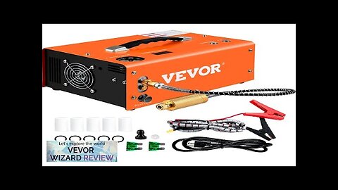 VEVOR PCP Air Compressor 4000PSI Portable PCP Compressor 24V DC 110V/220V AC Review