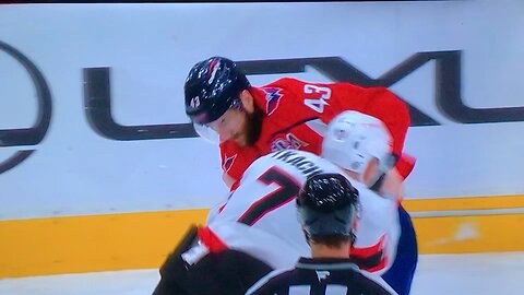 Capitals #43 Tom Wilson vs. Senators #7 Brady Tkachuk 🤜🏻🤛🏻👊🏻