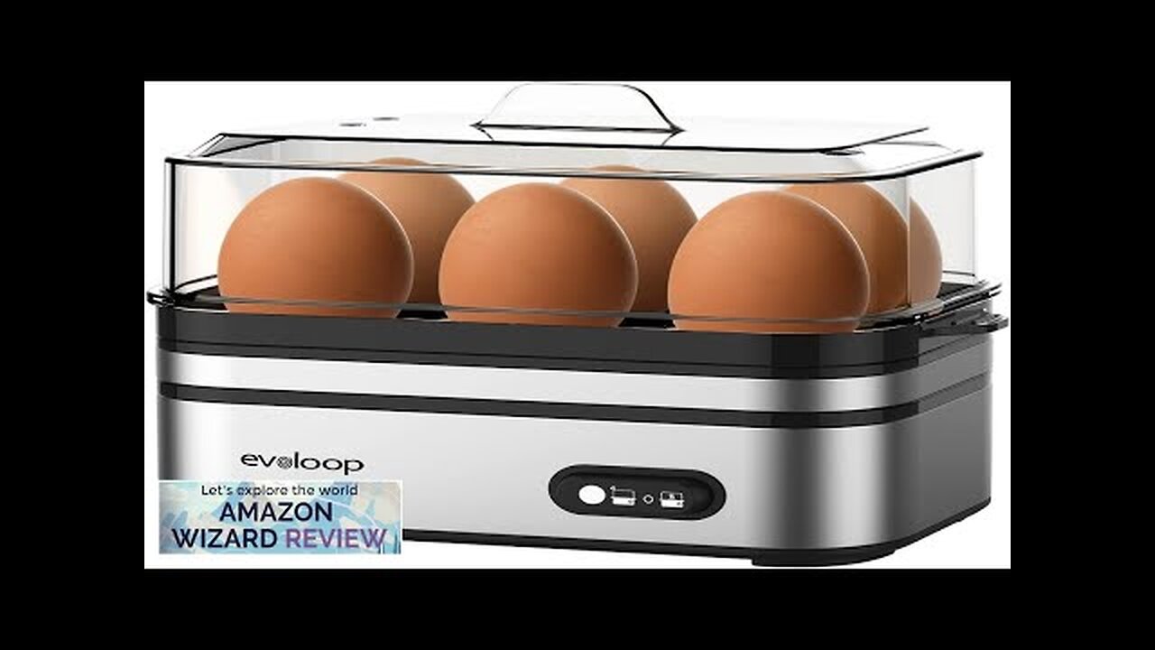 Rapid Egg Cooker Electric 6 Eggs Capacity Soft Medium Hard Boiled Poacher Review