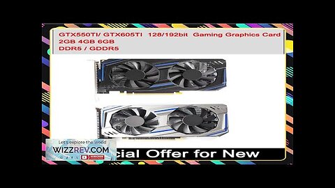 GTX550TI 2GB 4GB 6GB Computer Graphic Card 192bit GDDR5 NVIDIA PCI-E 2.0 Review