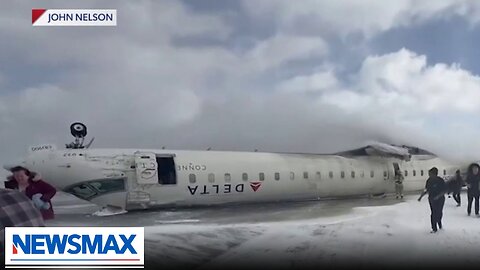 BREAKING_ Eight injured after Delta flight crashes_ flips over in Toronto