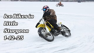 Ice Bikes in Little Sturgeon 1-12-25