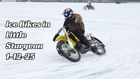 Ice Bikes in Little Sturgeon 1-12-25