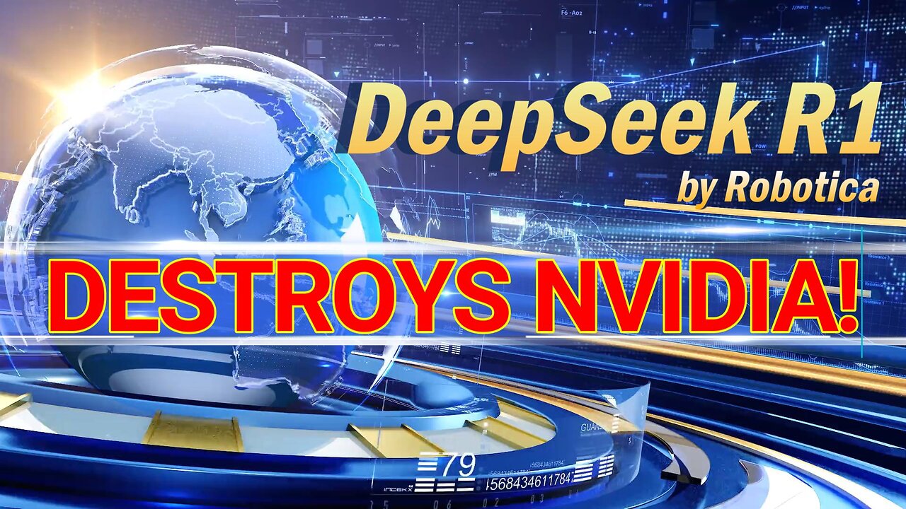 DeepSeek R1 Destroys AI Market - Tanks NVidia Stock!