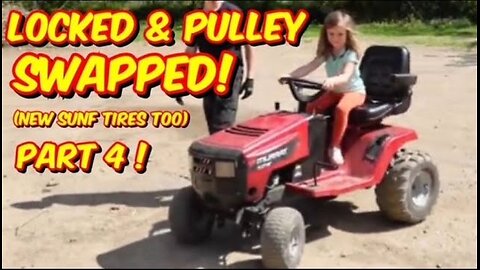 Murray Widebody LT Pulley Swap! Mabel's Murray Mud Mower Build Part 4 (cont'd from part 3)