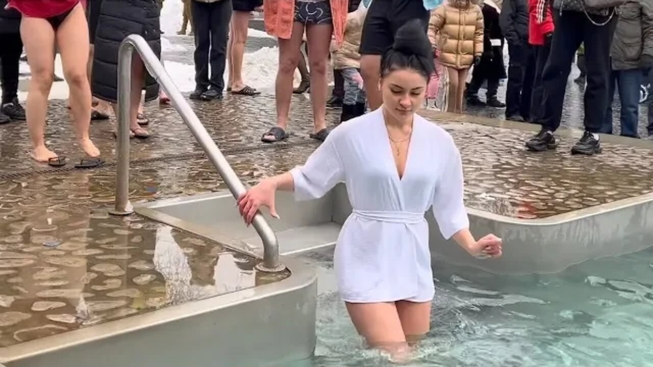 Grace and Courage: Orthodox Epiphany Bathing in -7°C"