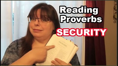 PROVERBS FOR SECURITY! Wise Words for Overcoming Obstacles Part 4 Christian Bible Study