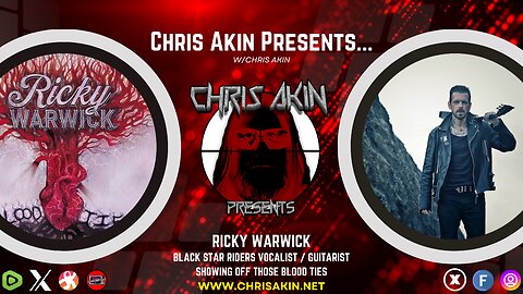 Ricky Warwick Unleashes BLOOD TIES & Black Star Riders Dirt! (Commercial Free)