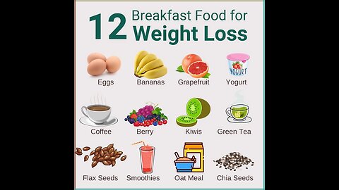 12 breakfast food for weight loss