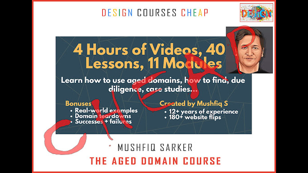 Mushfiq Sarker – The Aged Domain Course