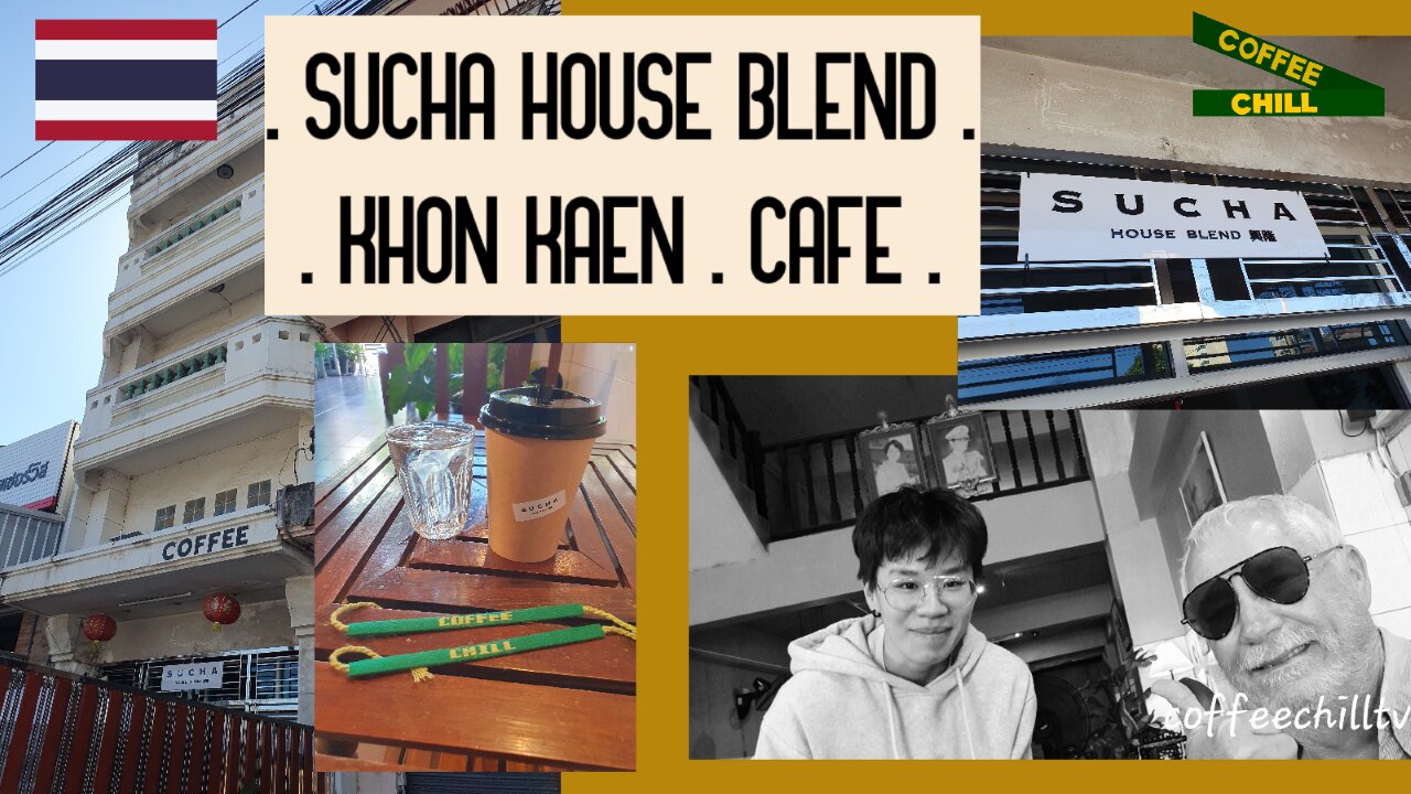 Sucha House Blend - Classic Coffee Shop - Khon Kaen City - Thailand - Cafe Latte Lovely #isaancafe