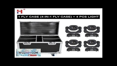 LED 60W 3 Face Prism With Flight Case Lyre Gobo DJ Spot Review