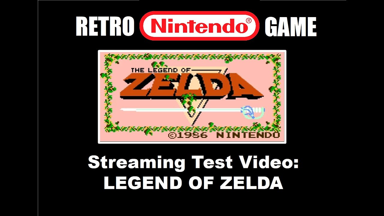TEST STREAM: Legend of Zelda (NES) Full Game. All Secrets, Heart Containers, and Items.