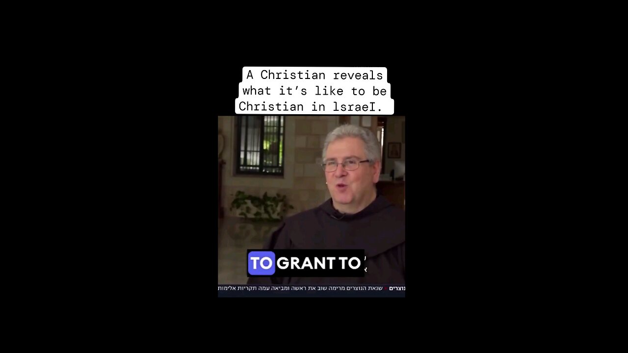 Christian exposing israeli racism