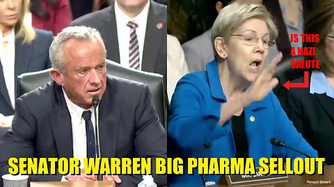 ROBERT KENNEDY JR CONFIRMATION WITH TREASONOUS SENATOR WARREN BIG PHARMA SELLOUT