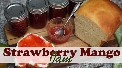 Strawberry Mango Jam Recipe and Canning Tutorial