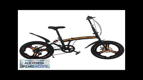 20-inch High Carbon Steel Variable Speed Folding Bicycle Adult Riding Road Bicycle Review