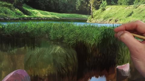 How To Paint Reeds _ Oil Painting Tutorial