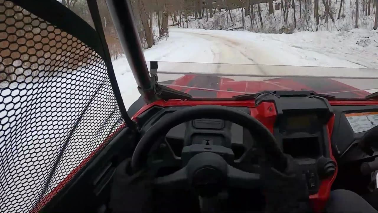 2020 Honda Talon 1000R - POV Snow Driving