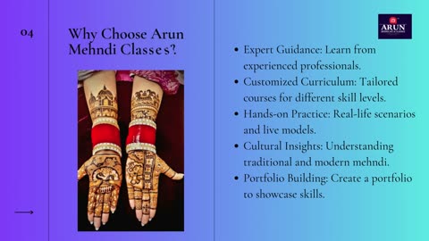 Top Offline Mehndi Courses – Arun Mehndi Classes