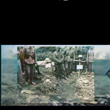 German soldiers bury British soldier respectful #Colourized footage 🇩🇪 🇬🇧 ⚰️ 🎥