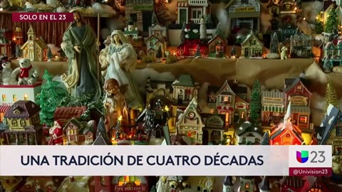 Familia hispana celebra la Navidad con esta tradición que inició hace cuatro décadas