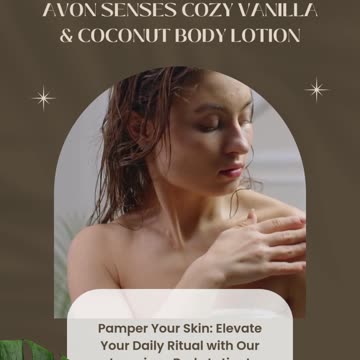 Avon Senses Cozy Vanilla & Coconut Body Lotion