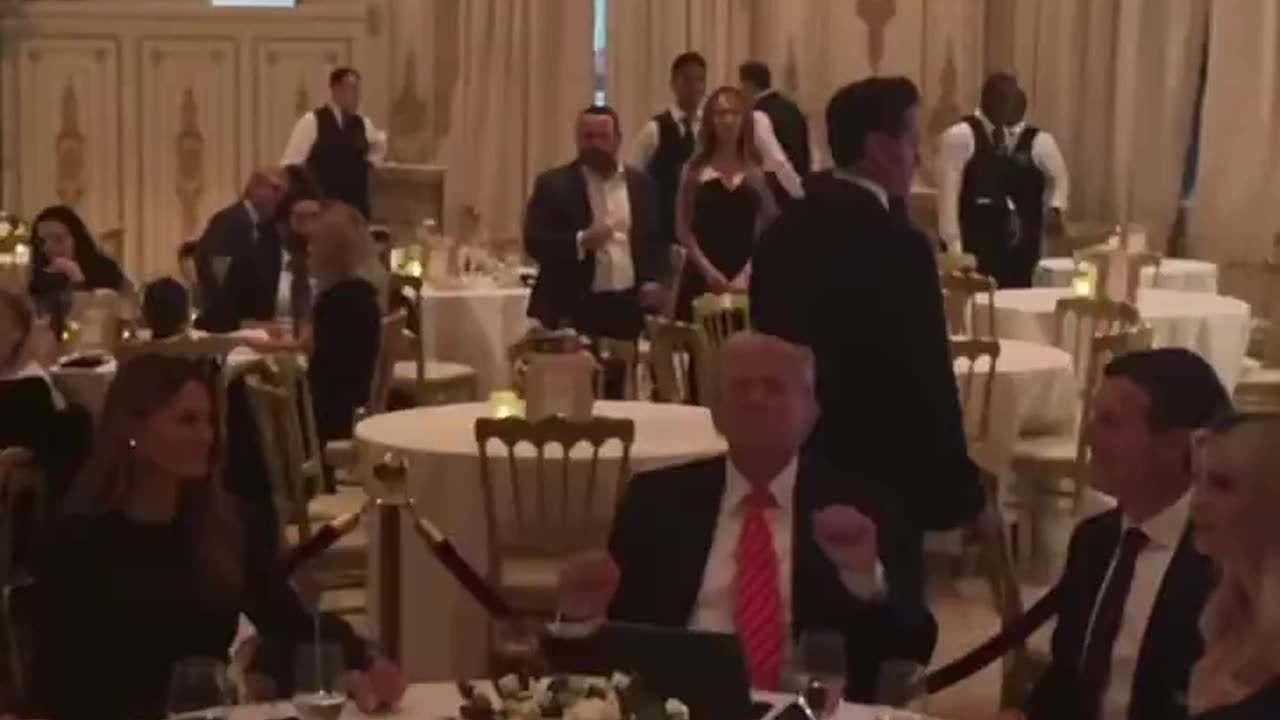 Donald Trump Plays “God Bless the USA” and Dance with Melania and Jared Kushner on Christmas Eve