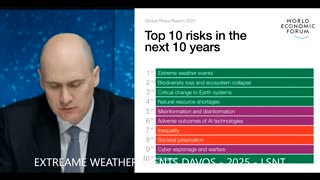 EXTREME WEATHER EVENTS ON THE AGENDA - DAVOS 2025