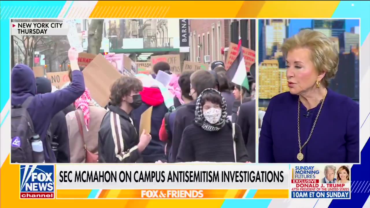 "The president has said he's absolutely not going to allow federal funds to go to these