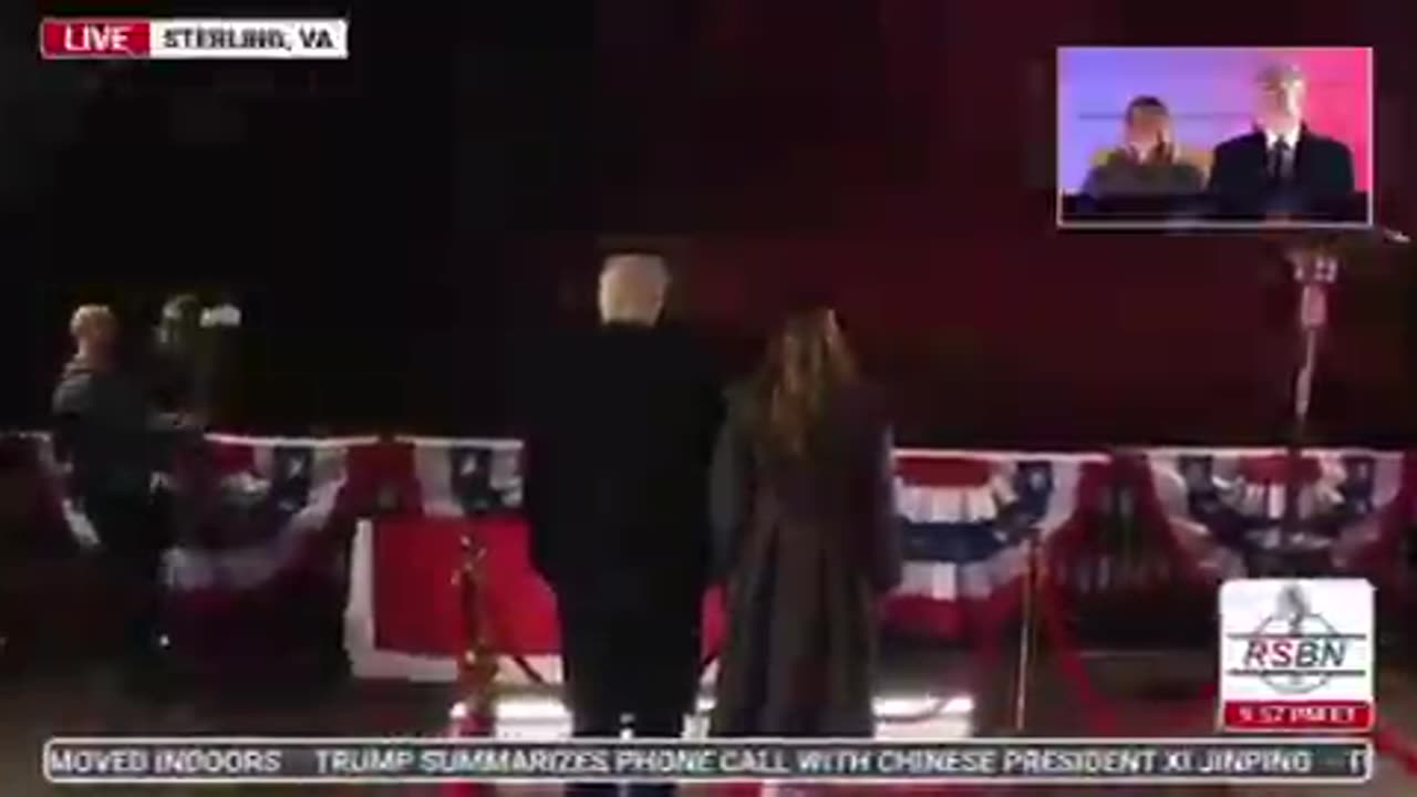 ✅President "Trump just played the song ‘None Shall Sleep’ again"