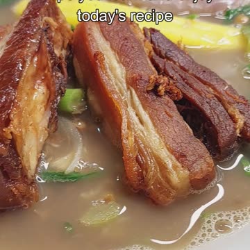 How to cook Overload Mungbean Soup with Fried Pork Chop! Ginisang Munggo Pinoy, Lutong Pinoy!