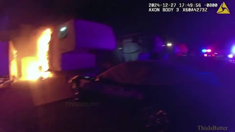 Grover Beach Police release bodycam of officers rescuing man from a burning RV