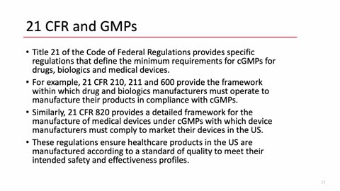 US Current Good Manufacturing Practices (cGMP) and CMC for pharmaceutical products. Peivand Pirouzi, Ph.D.