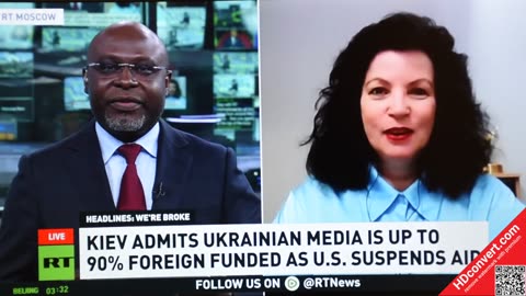 My comments on RT: 90% of Ukrainian media used to survive through US AID Zelensky's Interview