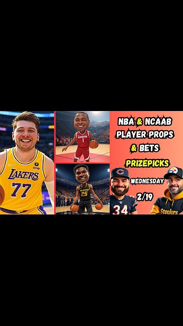 BEST NBA Player Props TODAY | NCAAB BETS | PRIZEPICKS | WEDNESDAY 2/19