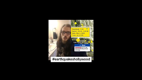 #earthquakesinhollywood #earthquakesincalifornia #tsunamiwarningcalifornia