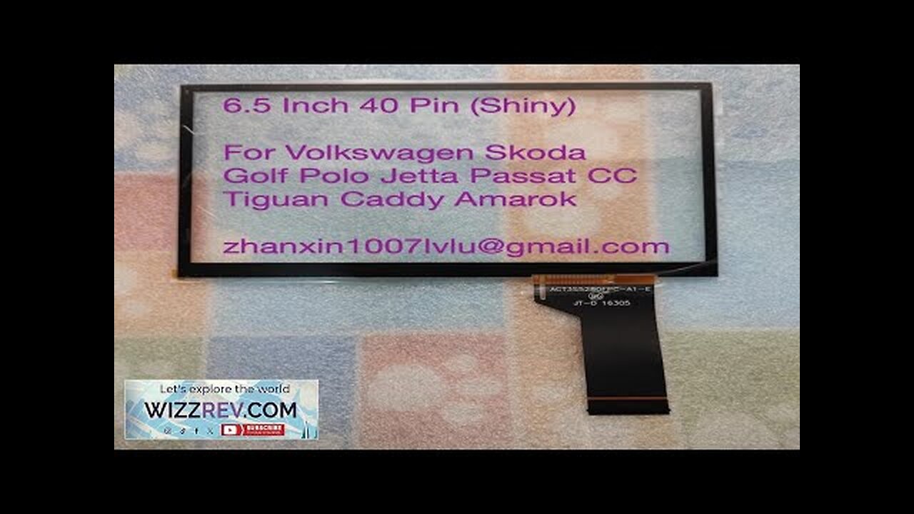 New 6.5'' 40 Pins Shiny Touch Screen For VW Golf Polo Jetta Review