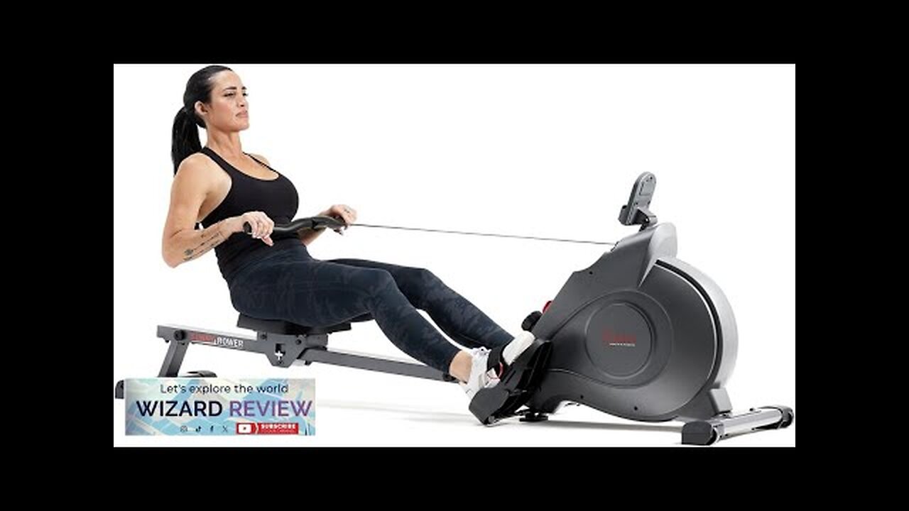 Sunny Health & Fitness Magnetic Rowing Machine with 53.4" Extended Slide Rail Review