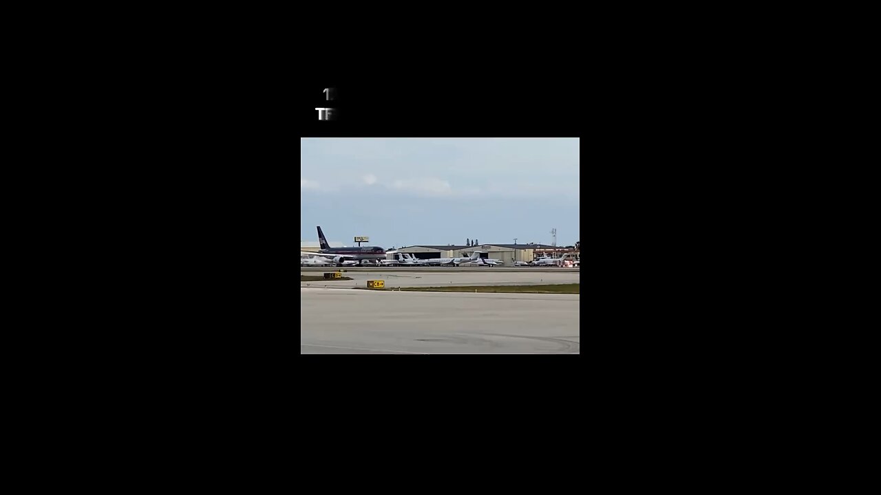 Trump is coming home! TF1 and SAM47 departing PBI for DC! @President Donald J Trump #trump2024