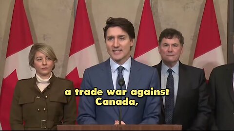 Justin Castro Trudeau angered that the USA imposed a 25% tariff on Canada 😂