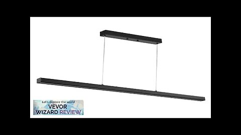 VEVOR Dimmable Linear Pendant Light 20W 47in LED Linear Light Fixture Chandelier Review