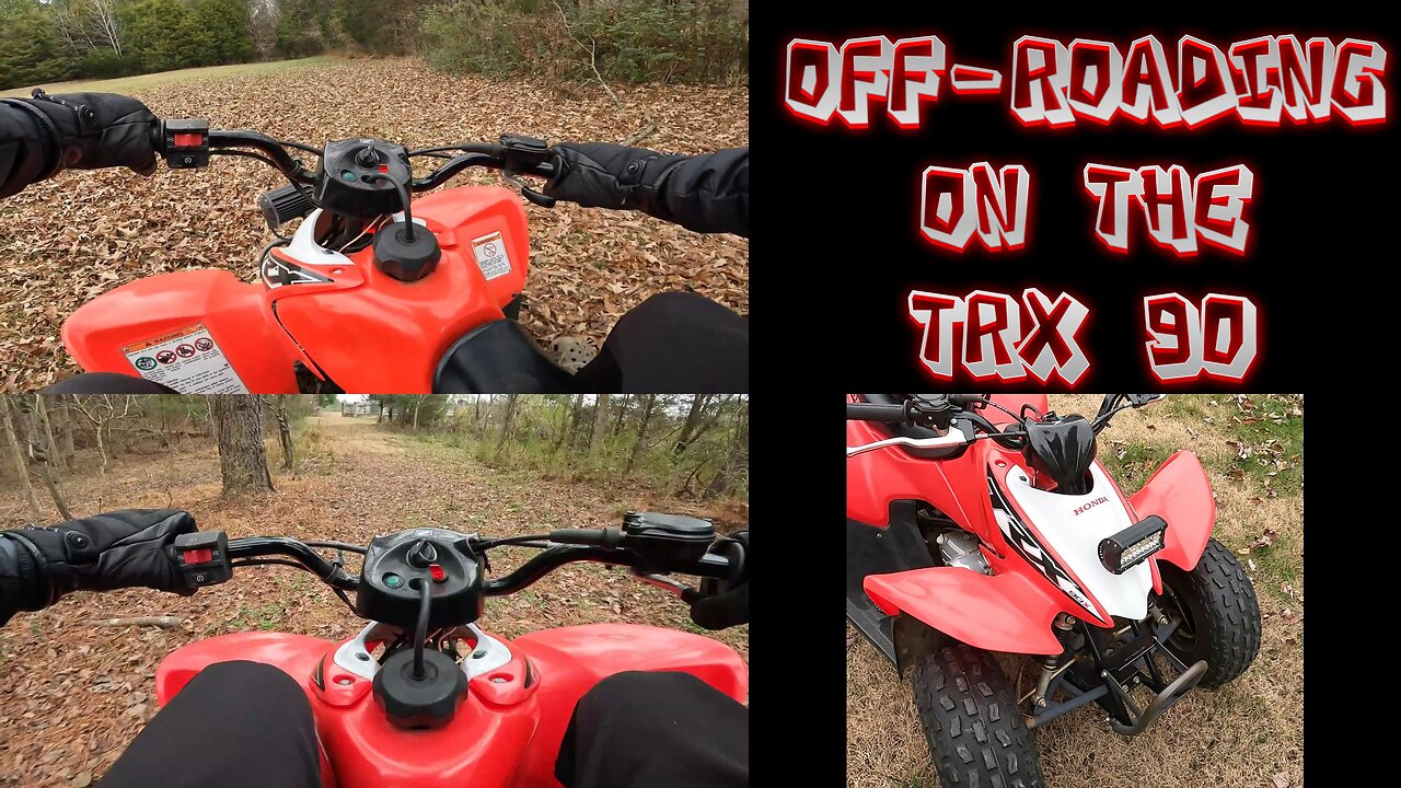 Off-roading on a TRX 90