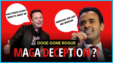 Vivek and Elon Betray Maga?! Will DOGE Survive 2025??👀🤯