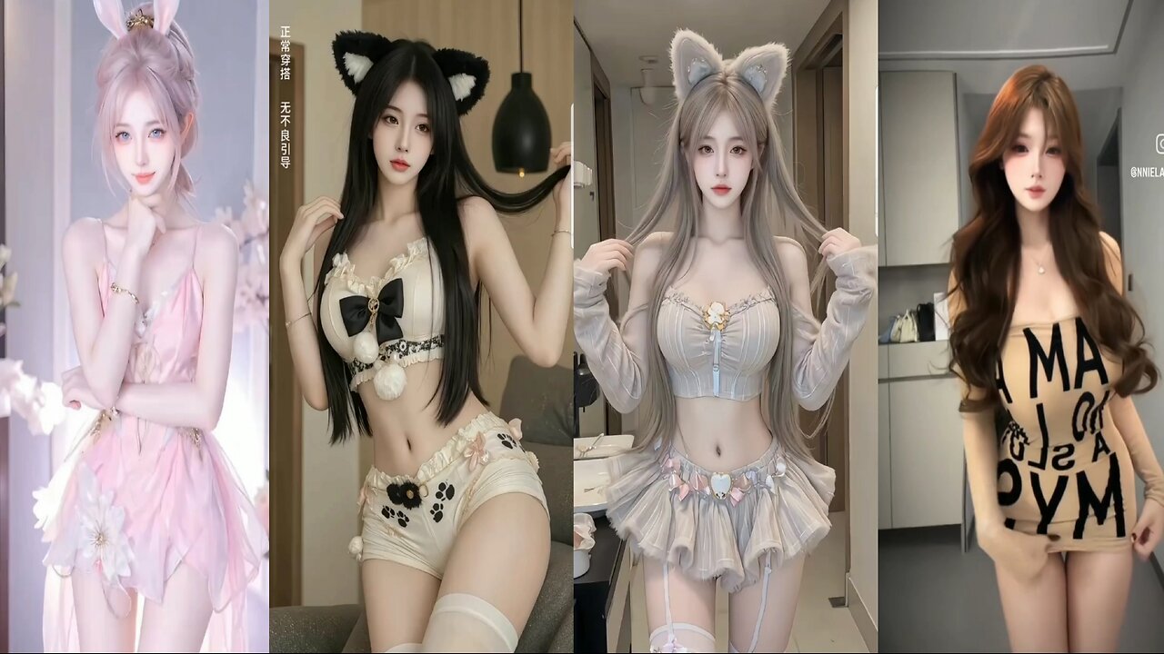 Stunning asian queens cosplay