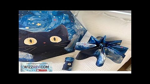 Blue Star Cat Umbrella Animal Cartoon Full Automatic Smart Sun Umbrella Review