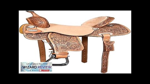 HILASON Western Horse Barrel Racing Saddle Trail American Leather Western Saddle Review