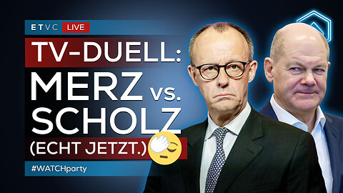 🟥 SCHOLZ vs. MERZ: Duell der VERLIERER! | #WATCHparty