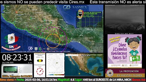 #SISMO Magnitud 4.0 Loc 14 km al SUR de PINOTEPA NACIONAL, OAX 06/02/25 20:22:54 #noameritoalerta